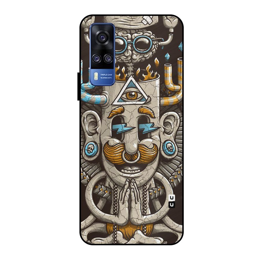 Sculpture Design Metal Back Case for Vivo Y51