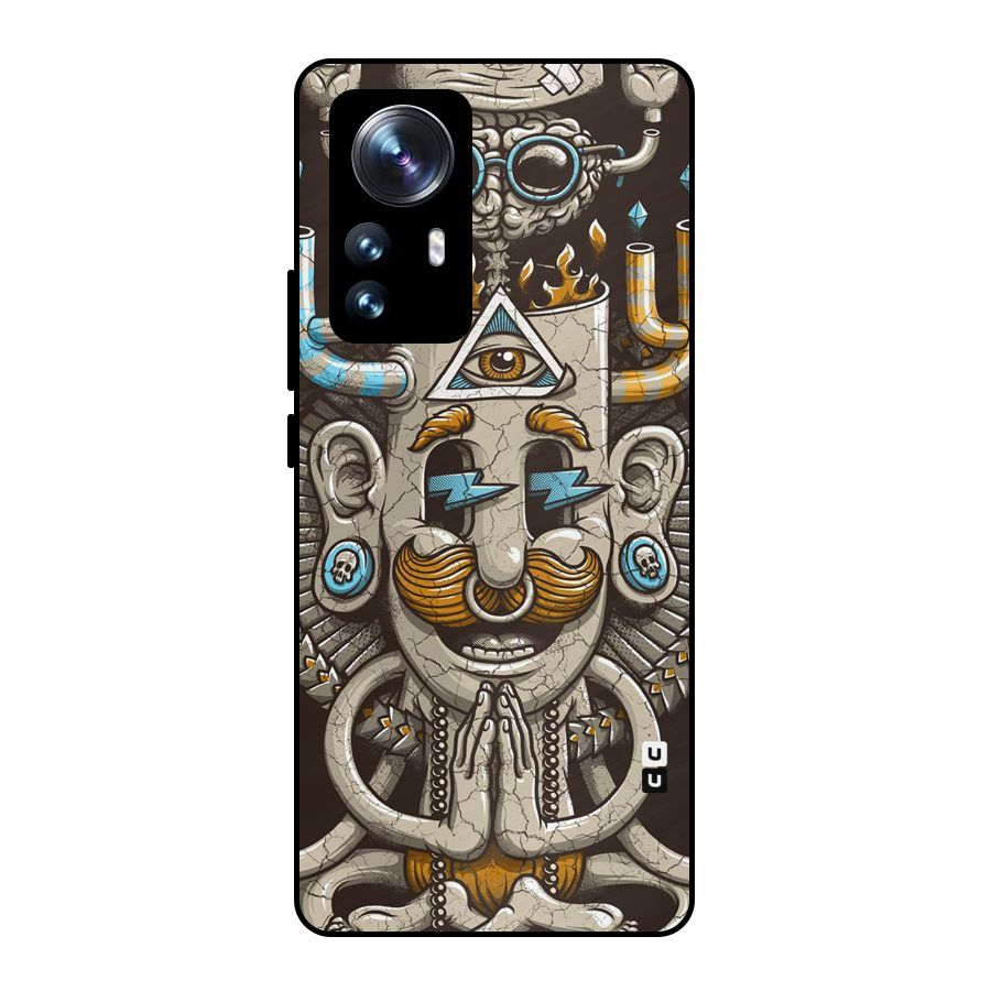 Sculpture Design Metal Back Case for Xiaomi 12 Pro