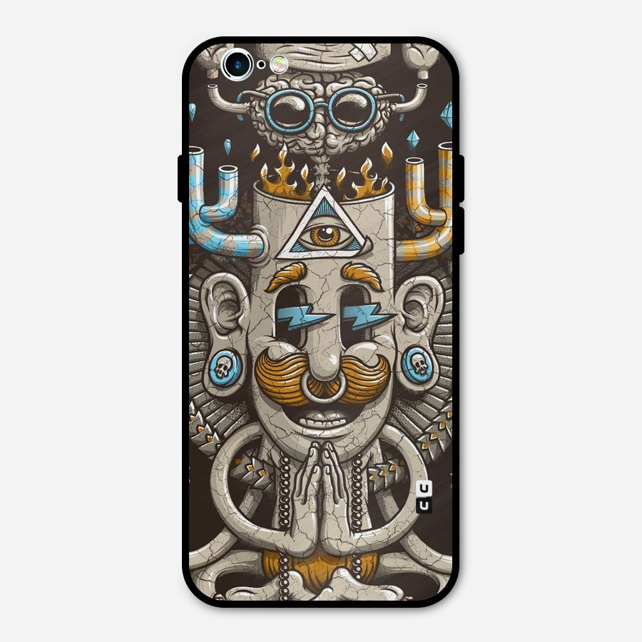 Sculpture Design Metal Back Case for iPhone 6 6s