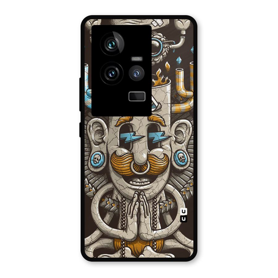 Sculpture Design Metal Back Case for iQOO 11 5G