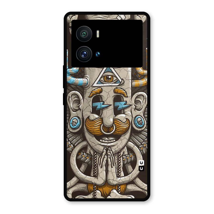 Sculpture Design Metal Back Case for iQOO 9 Pro