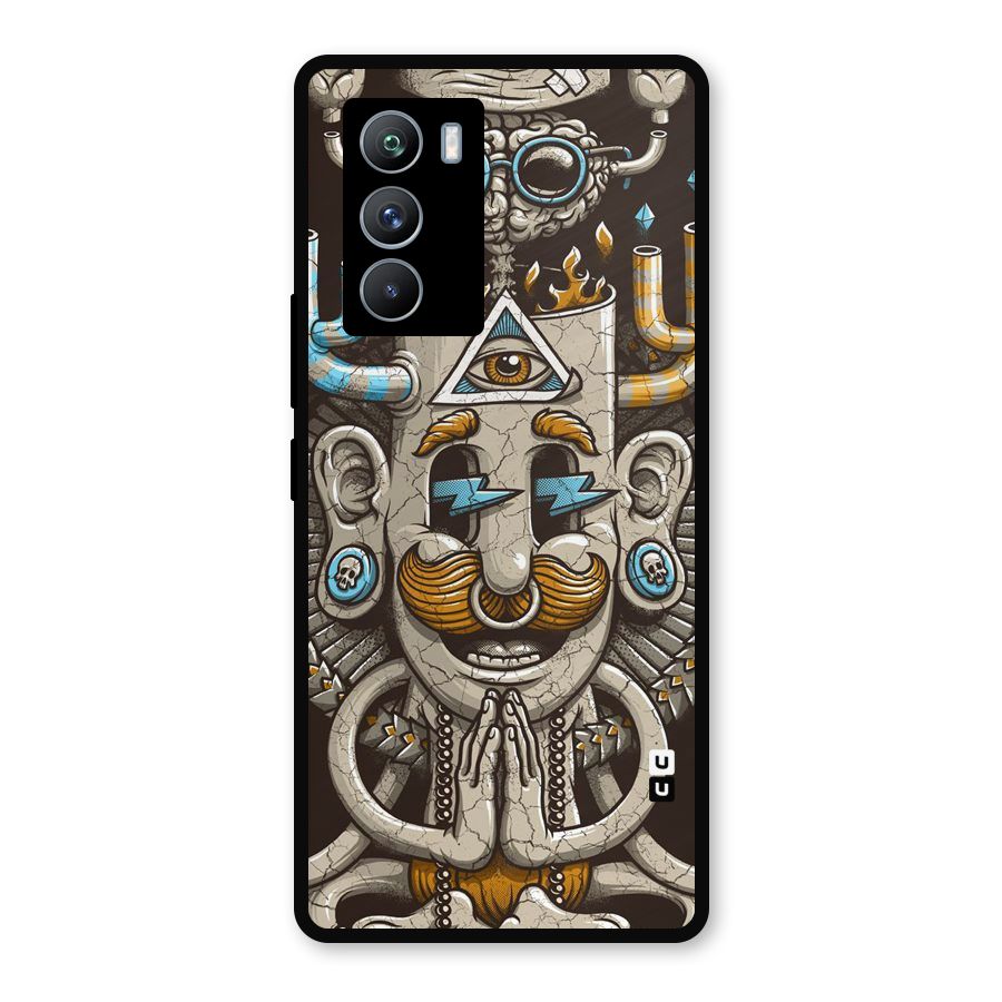 Sculpture Design Metal Back Case for iQOO 9 SE