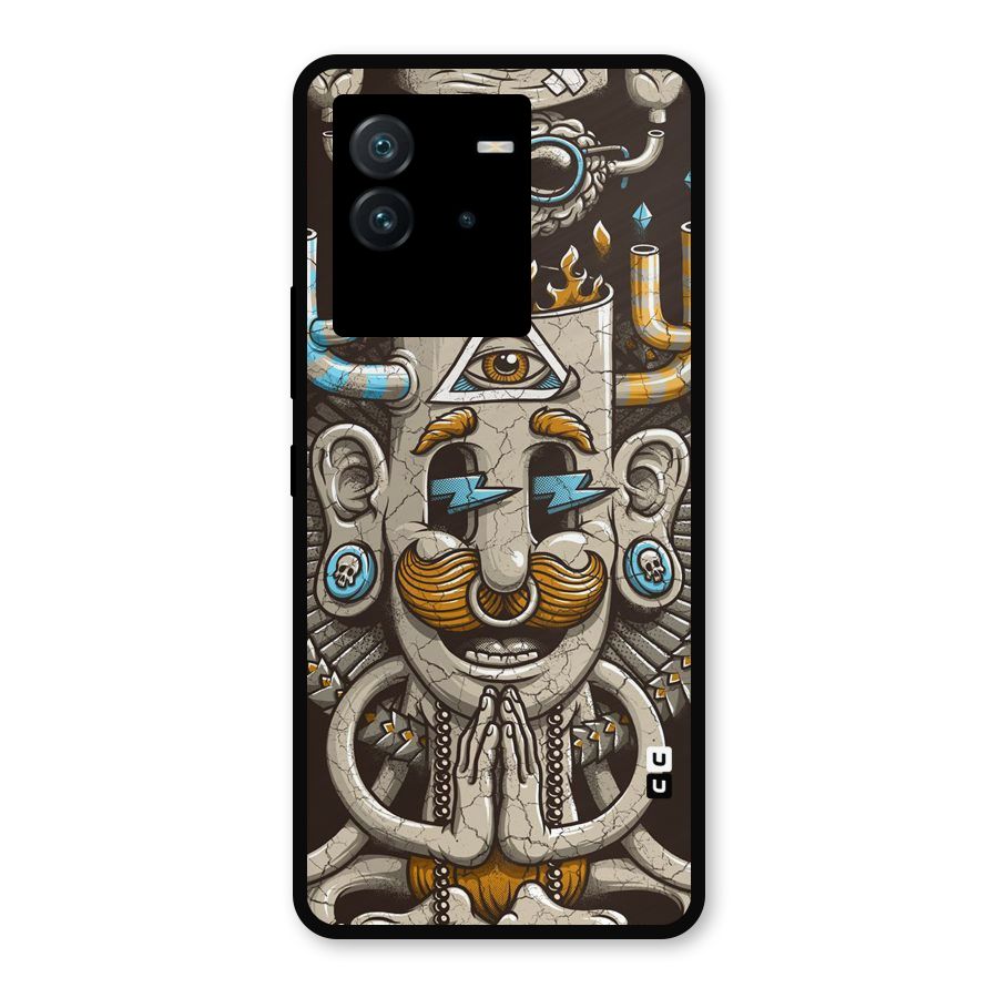 Sculpture Design Metal Back Case for iQOO Neo 6 5G