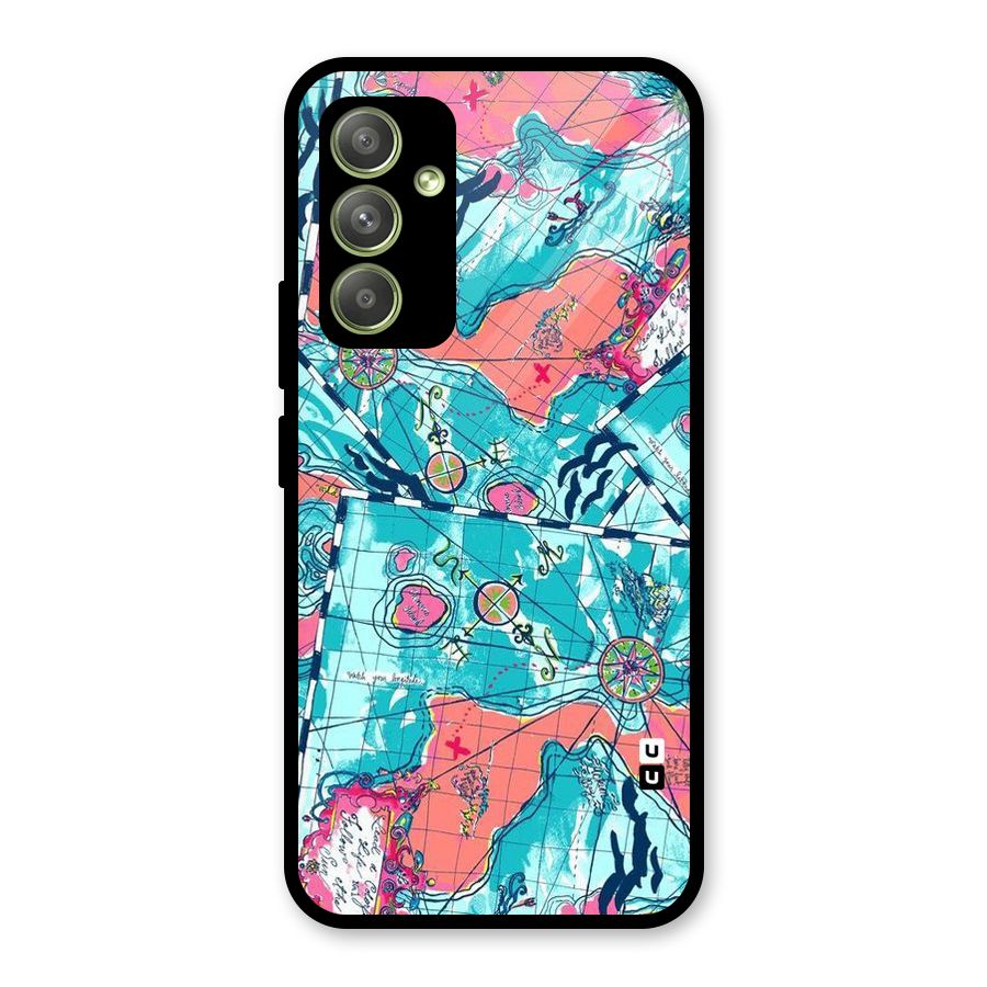 Sea Adventure Glass Back Case for Galaxy A54