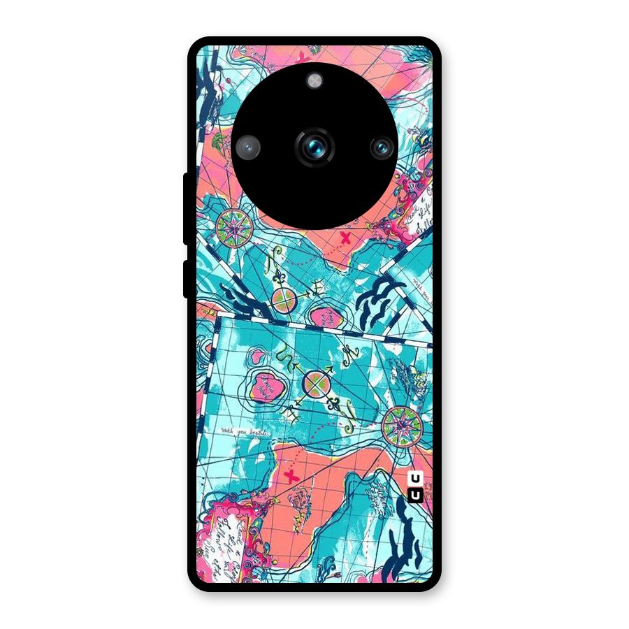 Sea Adventure Glass Back Case for Realme 11 Pro