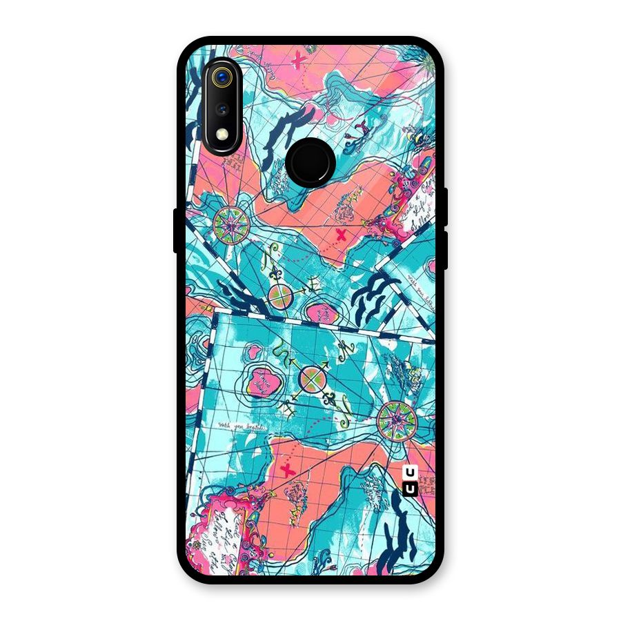 Sea Adventure Glass Back Case for Realme 3