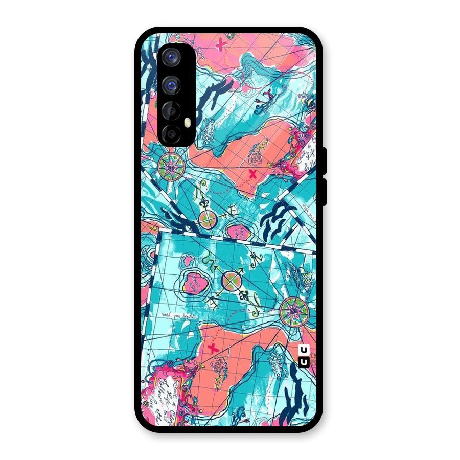 Sea Adventure Glass Back Case for Realme Narzo 20 Pro