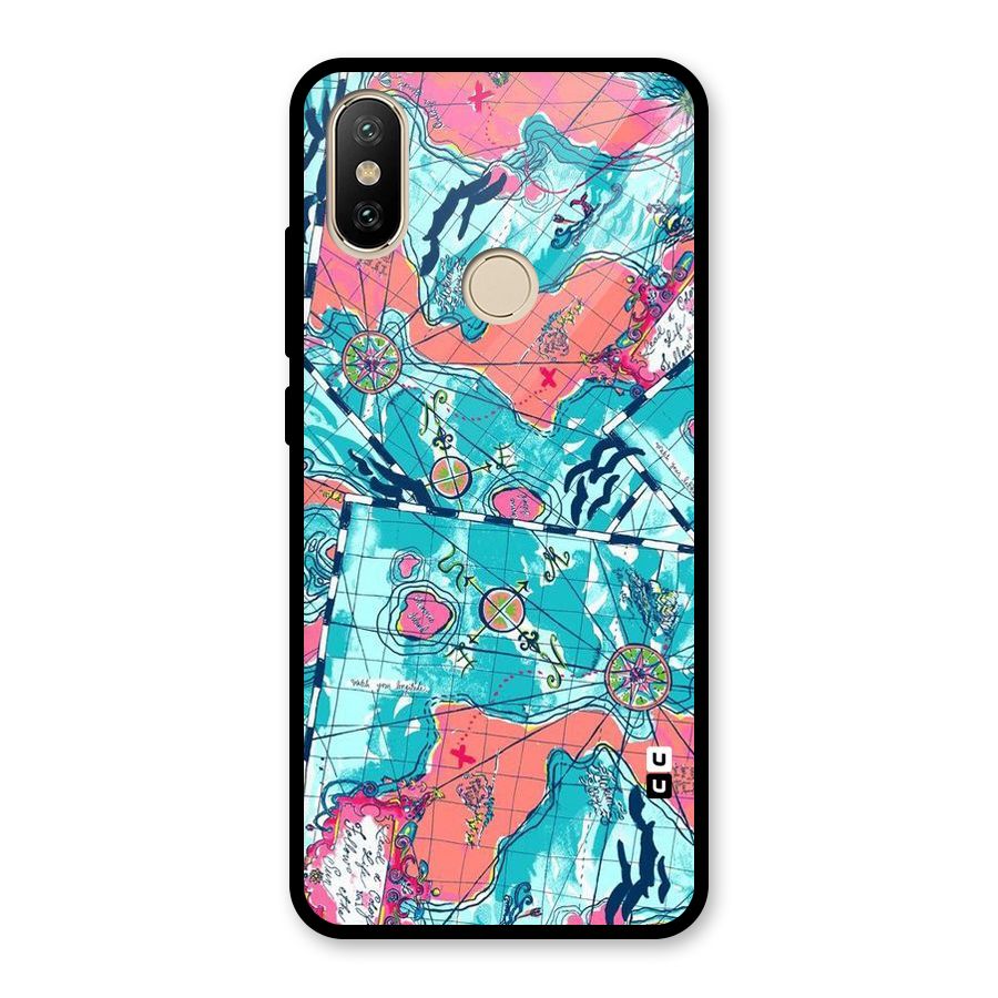 Sea Adventure Glass Back Case for Redmi A2