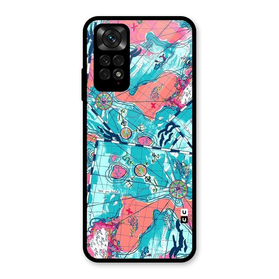 Sea Adventure Glass Back Case for Redmi Note 11S