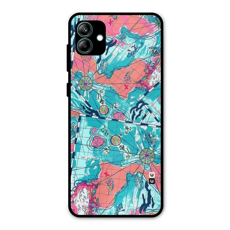 Sea Adventure Metal Back Case for Galaxy A04