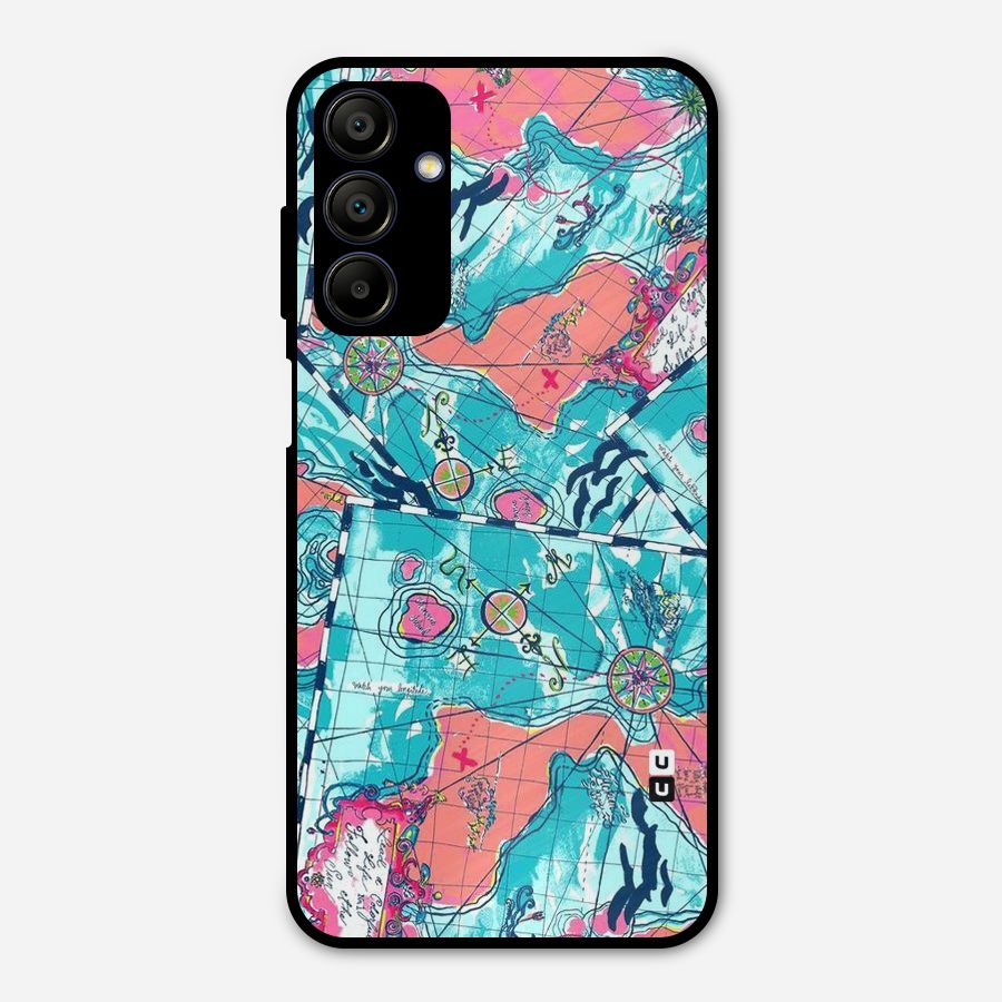Sea Adventure Metal Back Case for Galaxy A15 5G