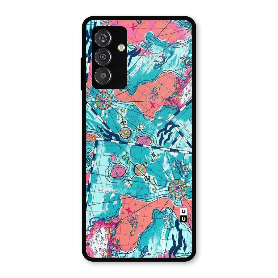 Sea Adventure Metal Back Case for Galaxy F13
