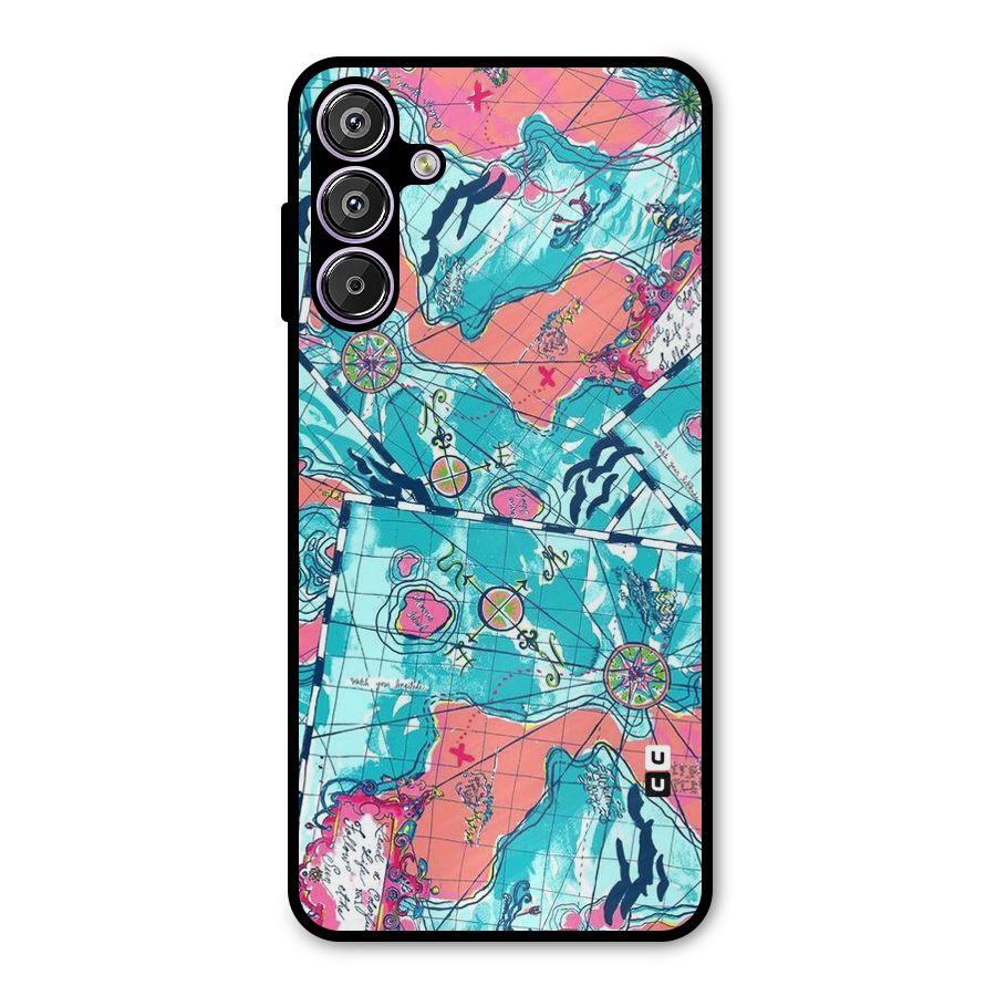 Sea Adventure Metal Back Case for Galaxy F15