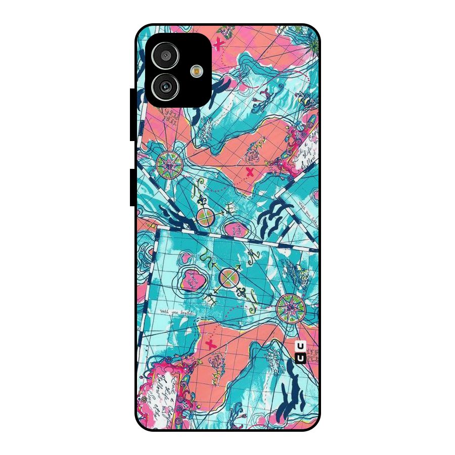 Sea Adventure Metal Back Case for Galaxy M13 5G