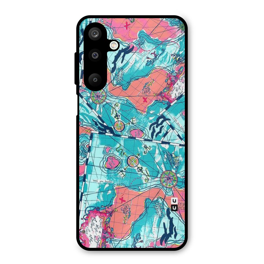 Sea Adventure Metal Back Case for Galaxy M16