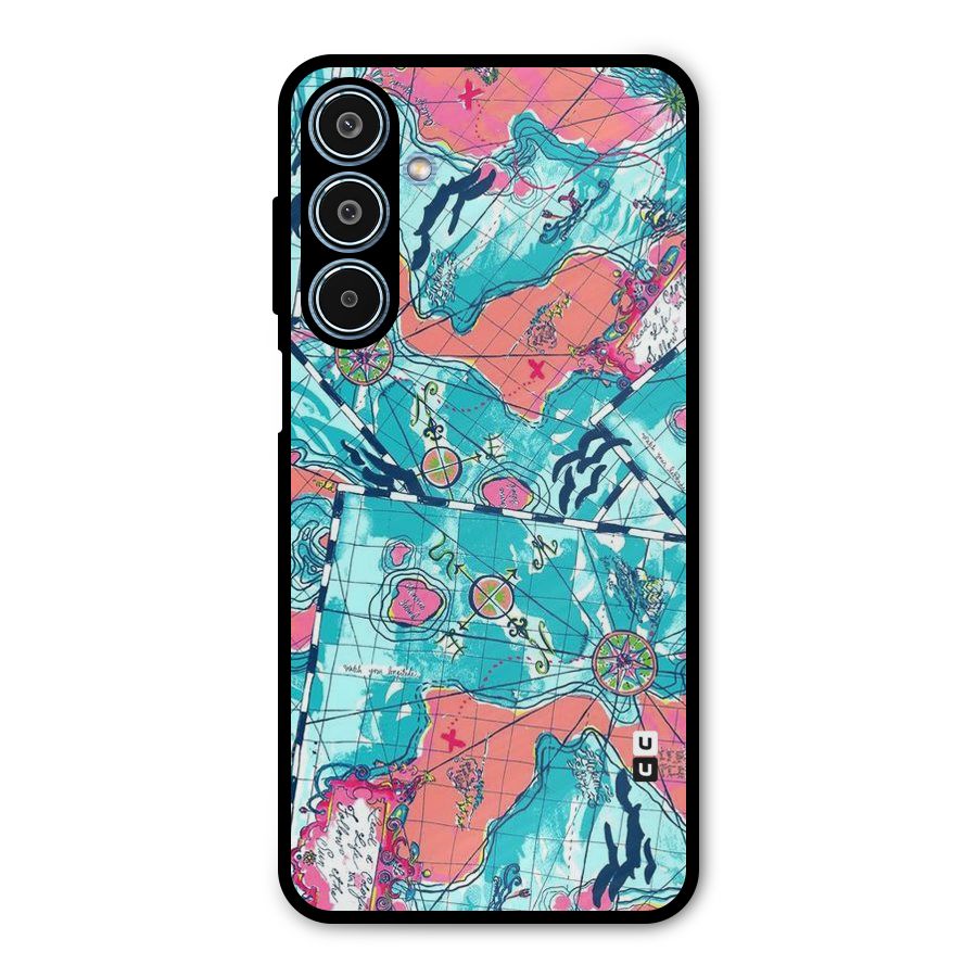 Sea Adventure Metal Back Case for Galaxy M35