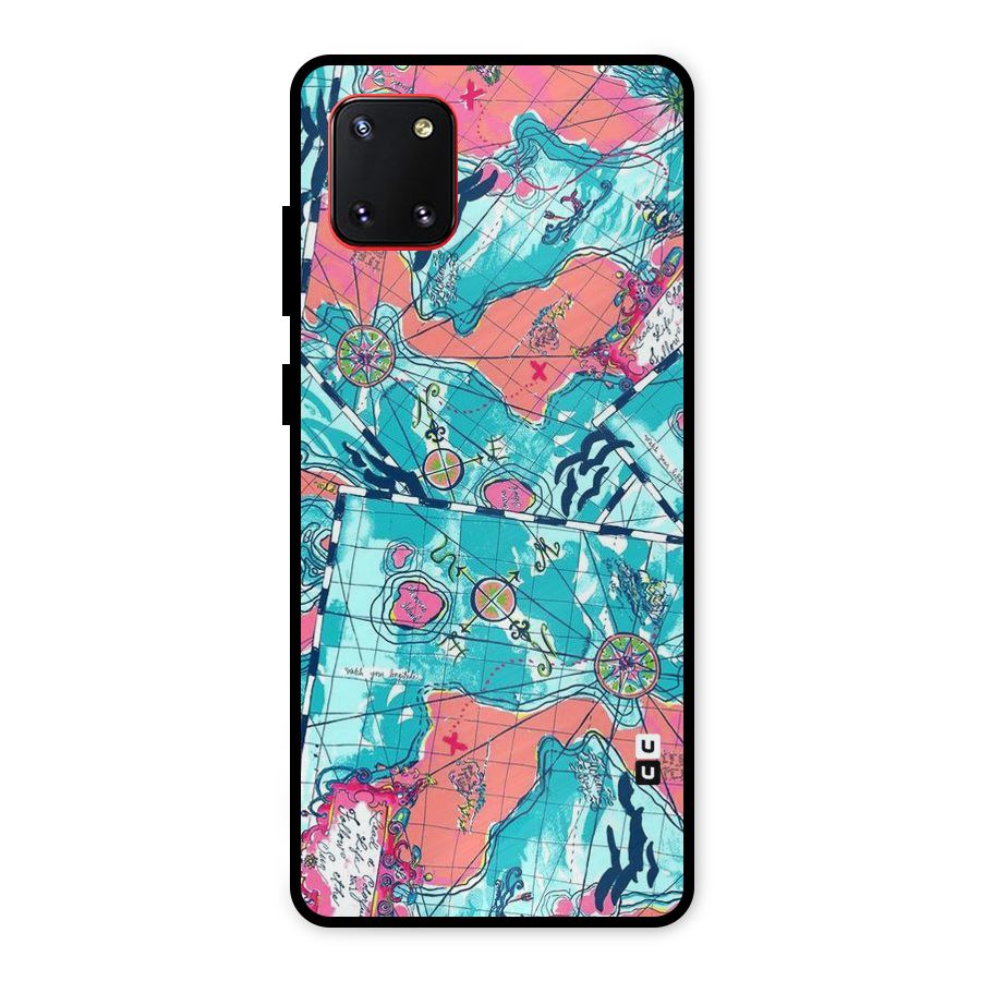 Sea Adventure Metal Back Case for Galaxy Note 10 Lite