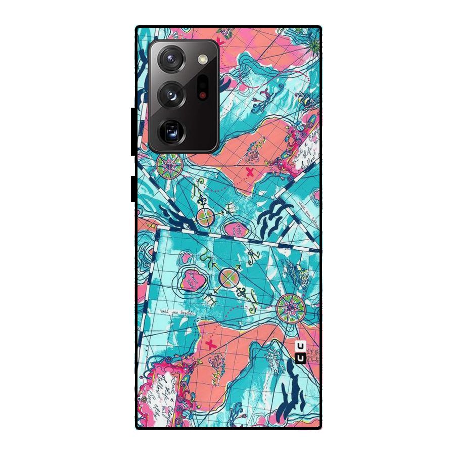 Sea Adventure Metal Back Case for Galaxy Note 20 Ultra