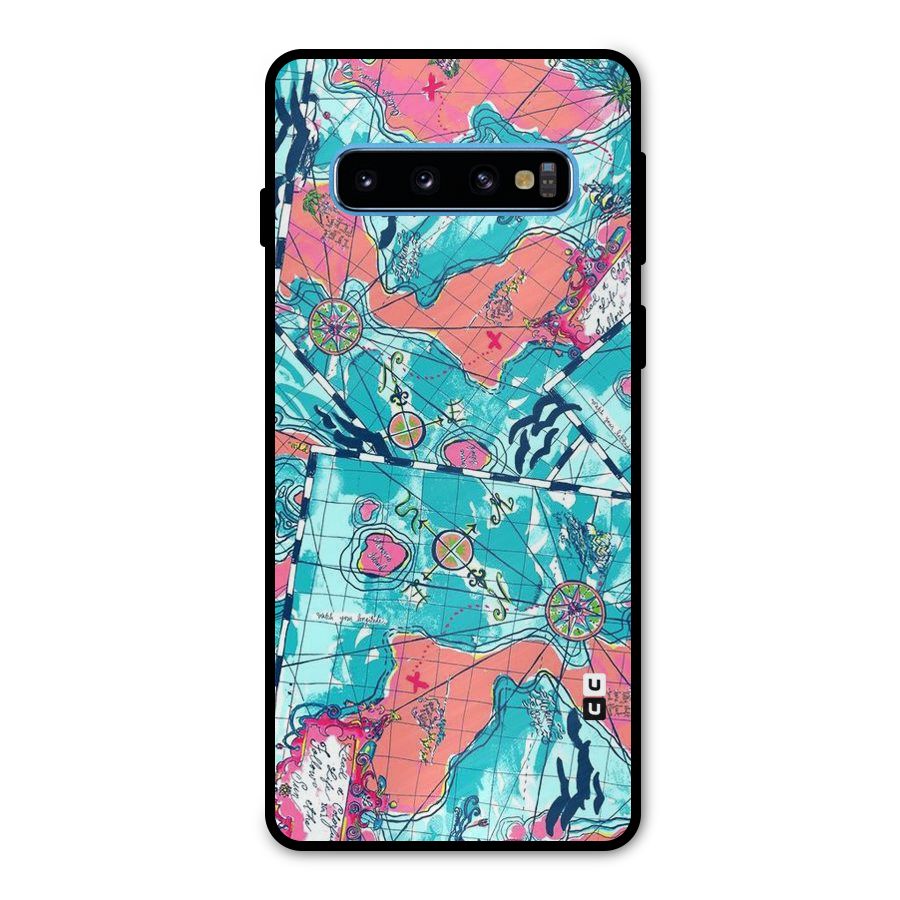 Sea Adventure Metal Back Case for Galaxy S10