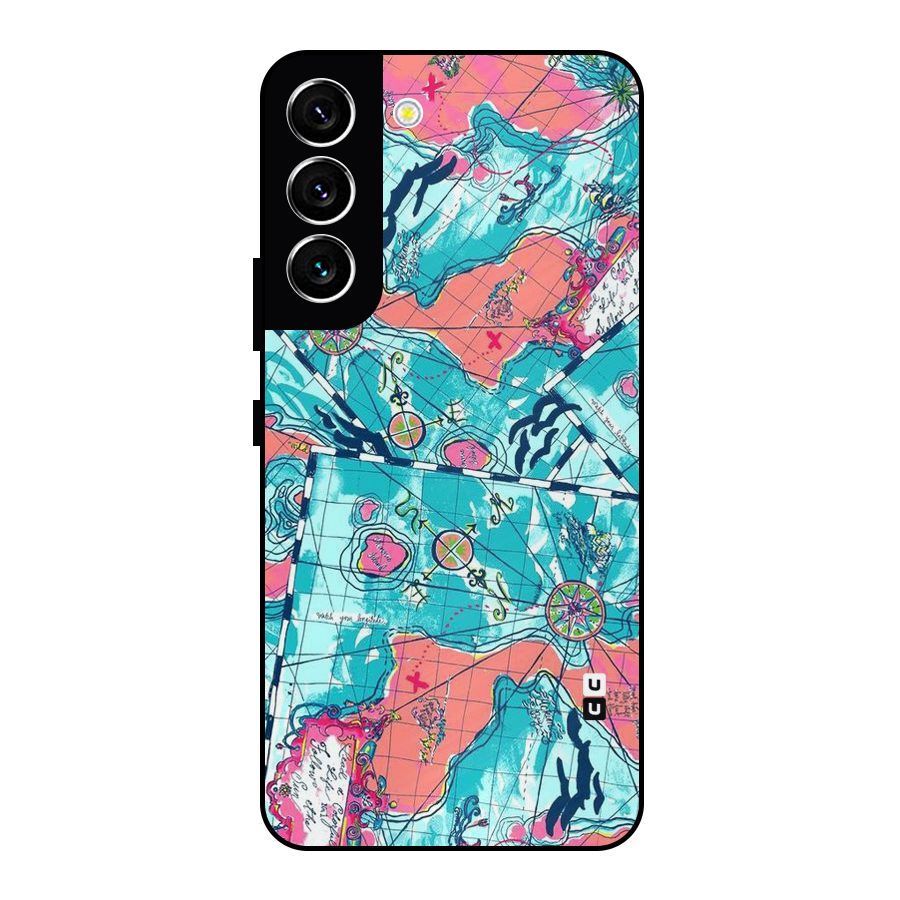 Sea Adventure Metal Back Case for Galaxy S22 5G