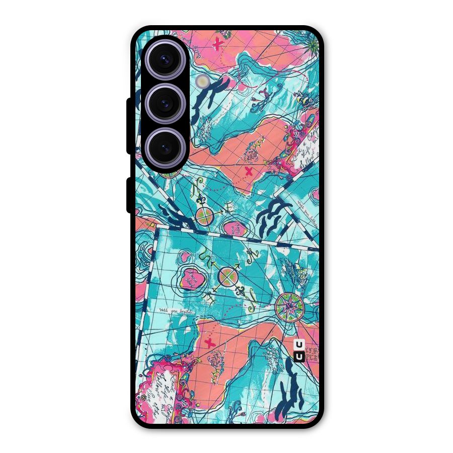 Sea Adventure Metal Back Case for Galaxy S24