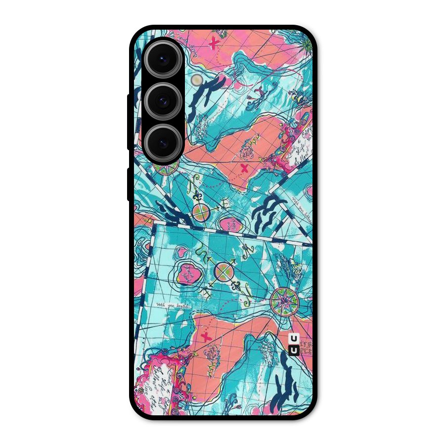 Sea Adventure Metal Back Case for Galaxy S24 FE