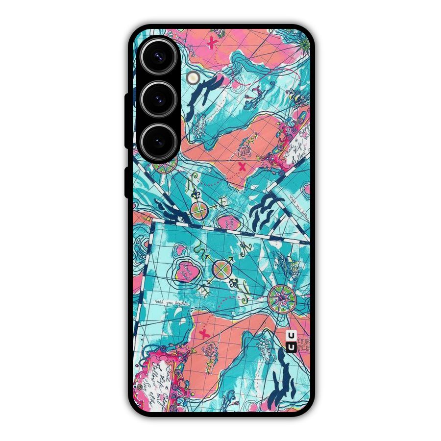 Sea Adventure Metal Back Case for Galaxy S24 Plus