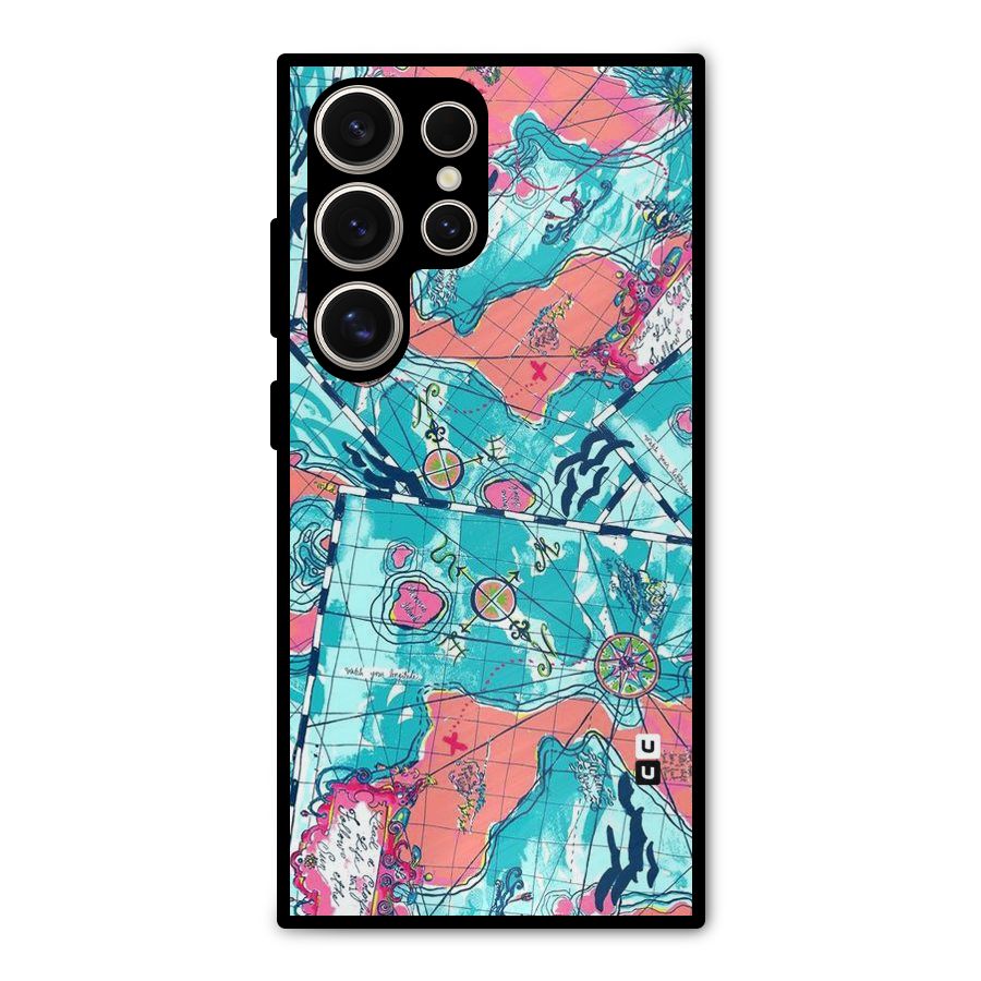 Sea Adventure Metal Back Case for Galaxy S24 Ultra