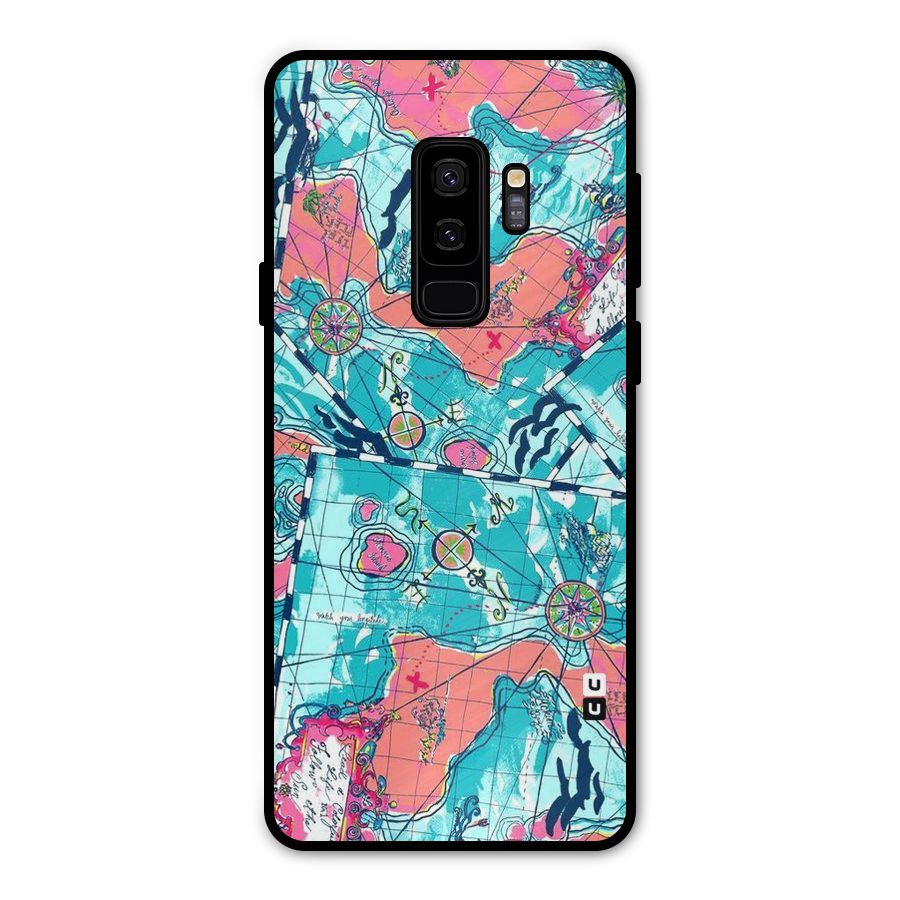 Sea Adventure Metal Back Case for Galaxy S9 Plus