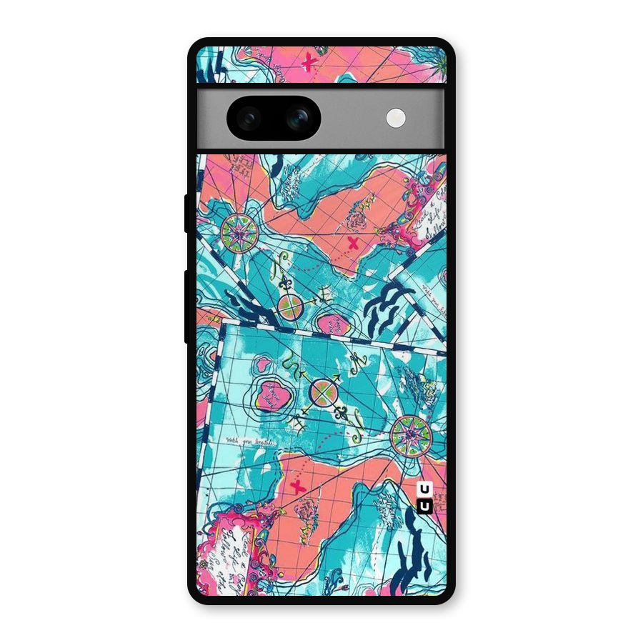 Sea Adventure Metal Back Case for Google Pixel 7a
