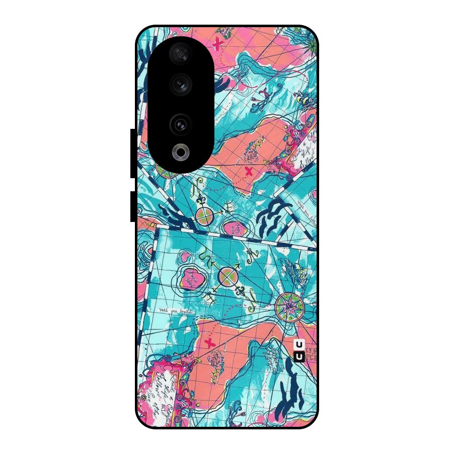 Sea Adventure Metal Back Case for Honor 90
