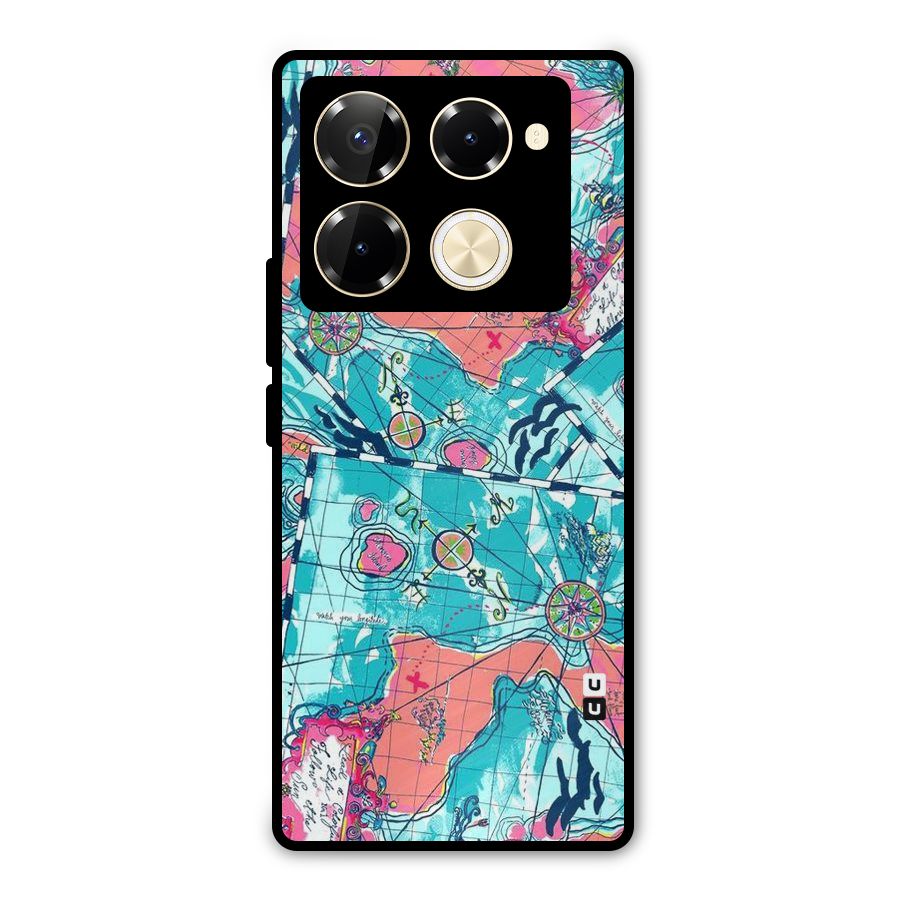 Sea Adventure Metal Back Case for Infinix Note 40 Pro Plus