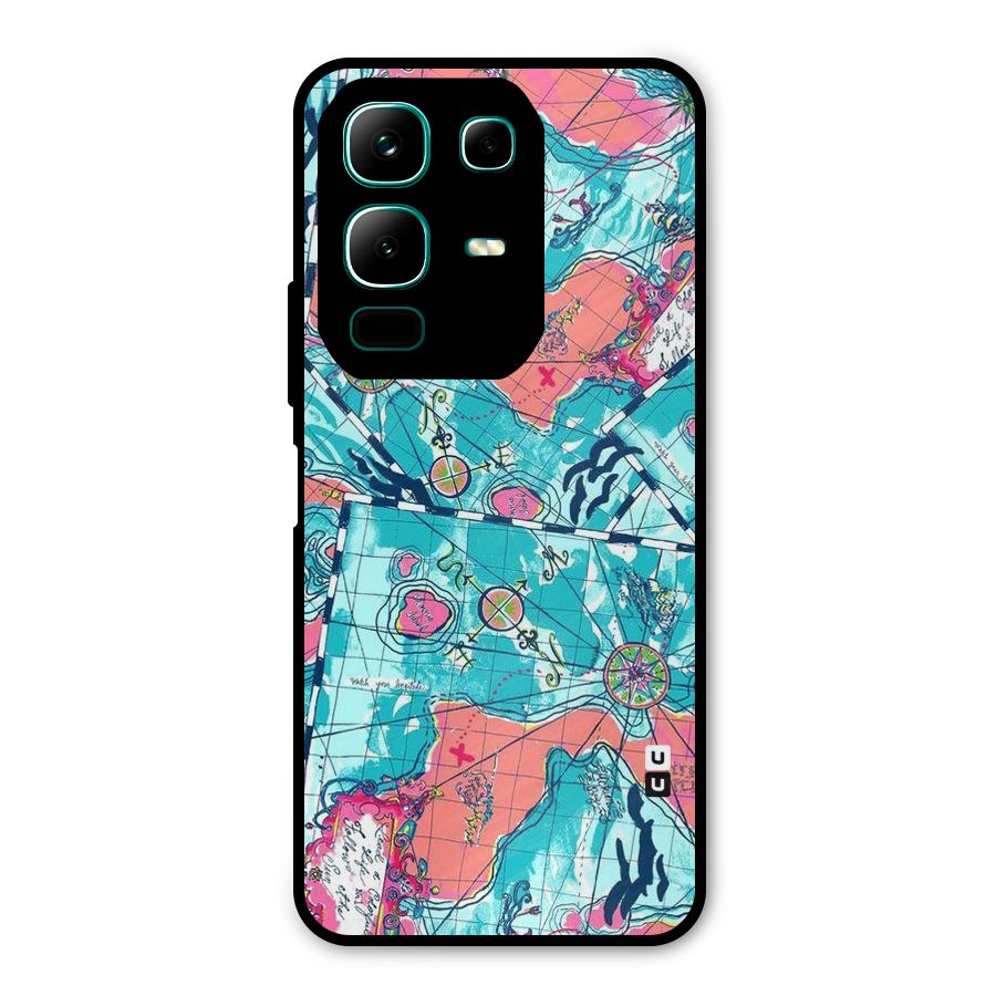 Sea Adventure Metal Back Case for Infinix Note 50x