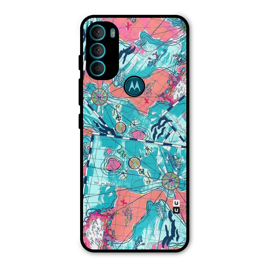 Sea Adventure Metal Back Case for Moto G71 5G