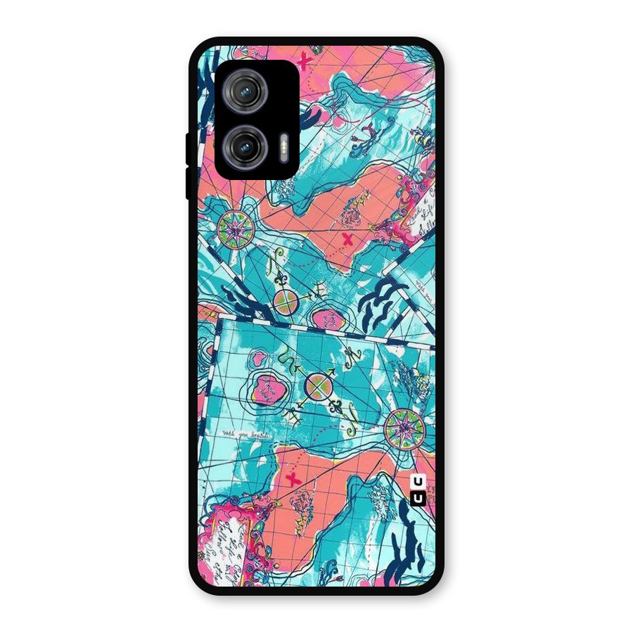 Sea Adventure Metal Back Case for Moto G73