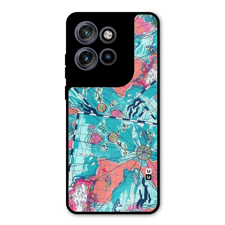 Sea Adventure Metal Back Case for Motorola Edge 50 Neo