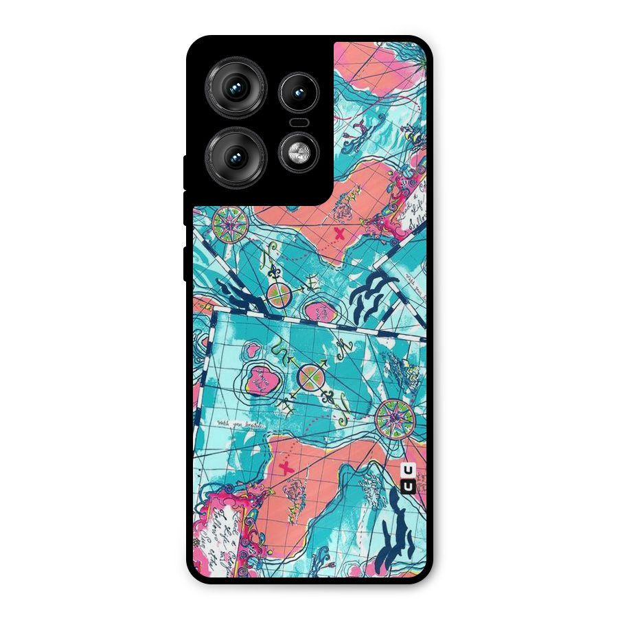 Sea Adventure Metal Back Case for Motorola Edge 50 Pro