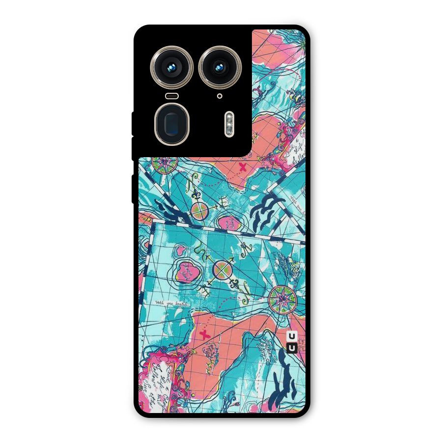 Sea Adventure Metal Back Case for Motorola Edge 50 Ultra