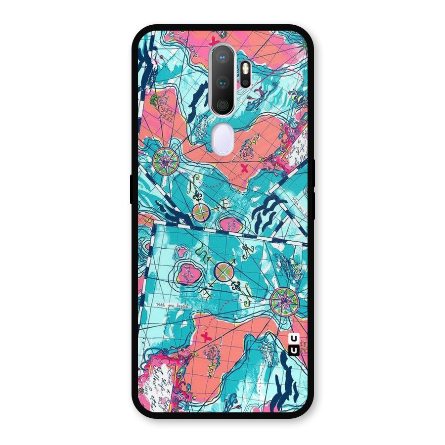 Sea Adventure Metal Back Case for Oppo A5 (2020)