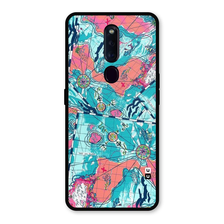 Sea Adventure Metal Back Case for Oppo F11 Pro