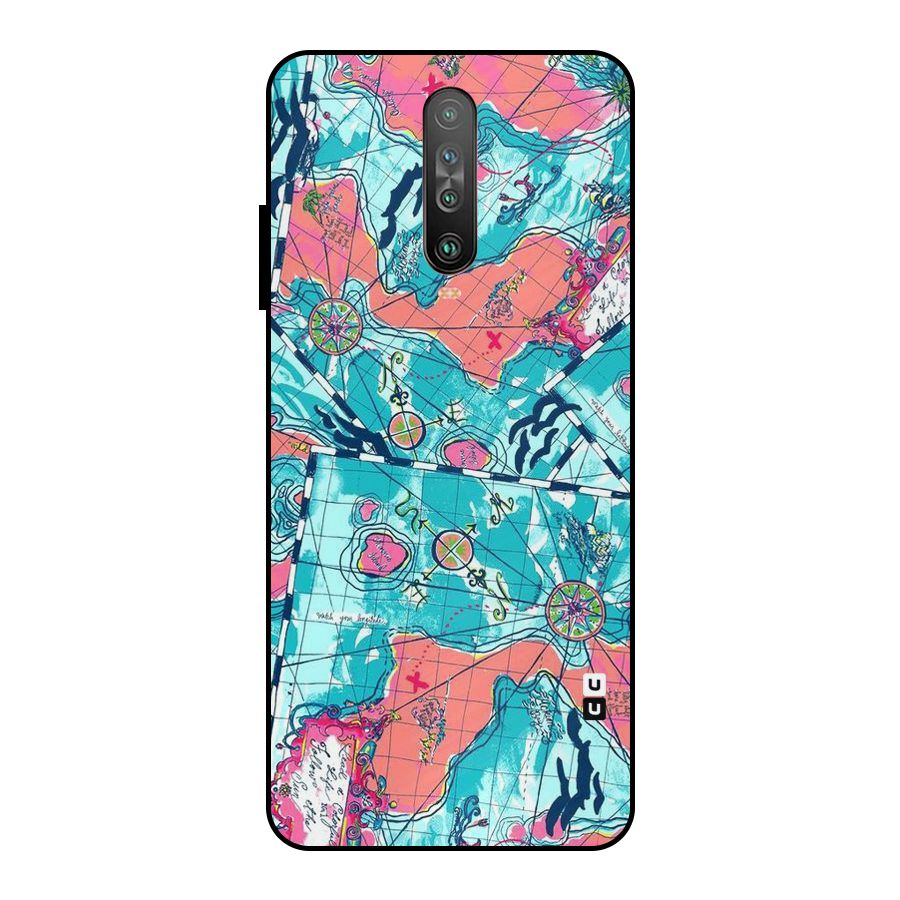 Sea Adventure Metal Back Case for Poco X2