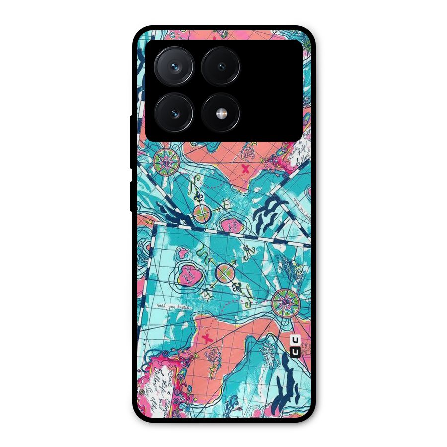 Sea Adventure Metal Back Case for Poco X6 Pro