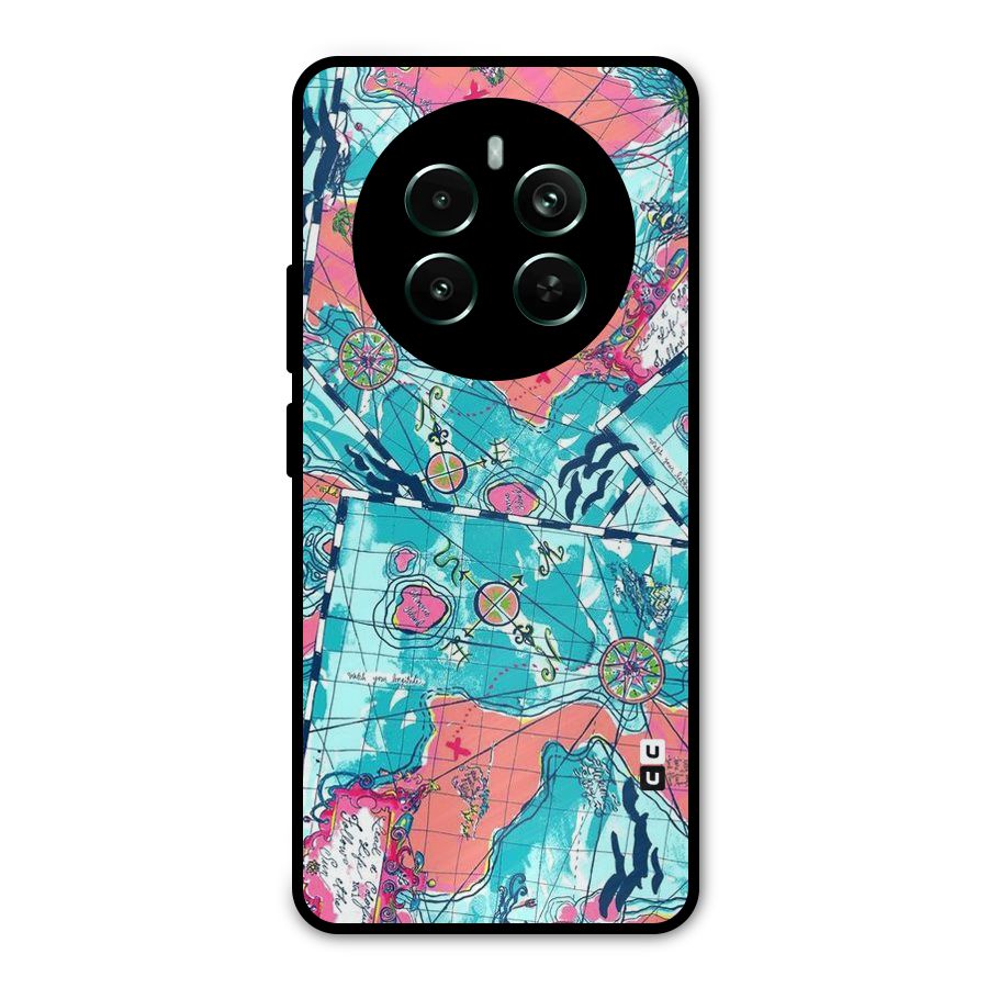 Sea Adventure Metal Back Case for Realme 12 Pro Plus
