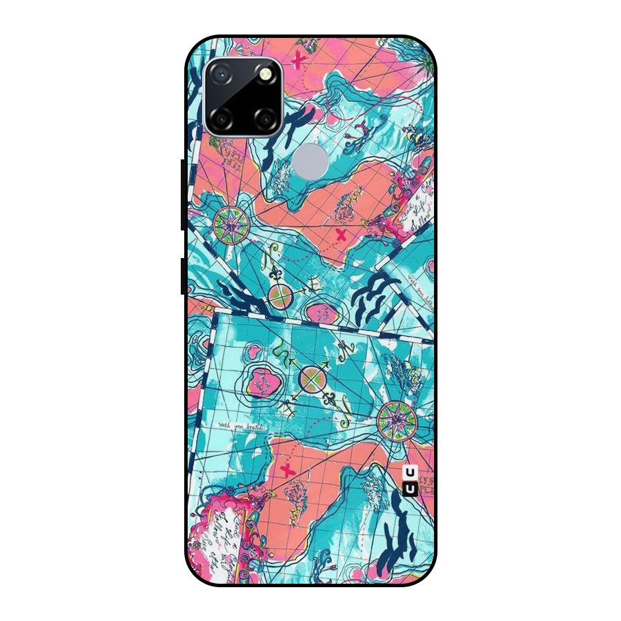 Sea Adventure Metal Back Case for Realme Narzo 20