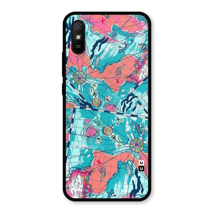 Sea Adventure Metal Back Case for Redmi 9a