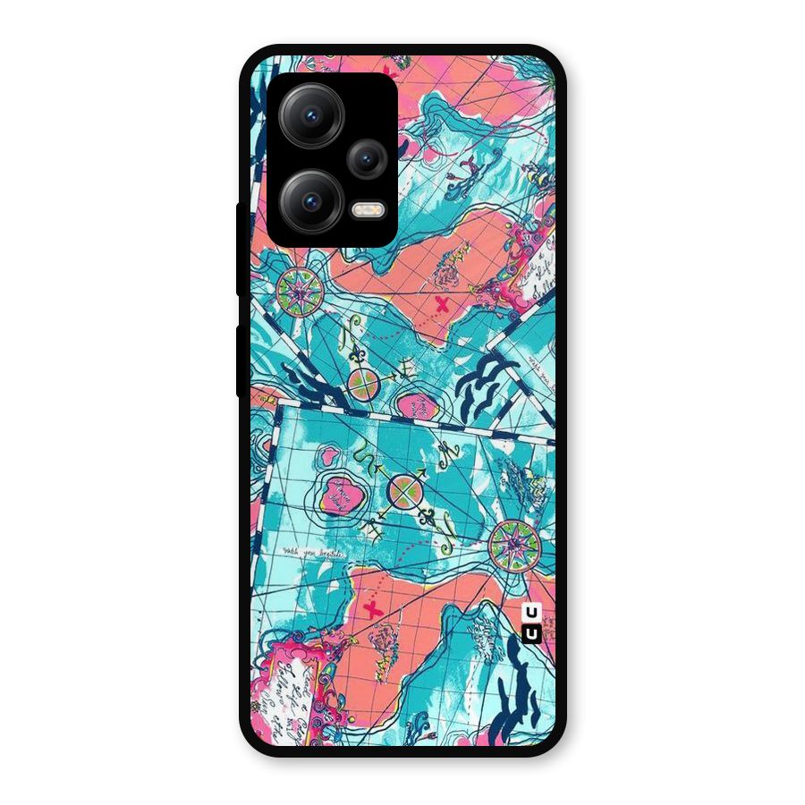 Sea Adventure Metal Back Case for Redmi Note 12 5G