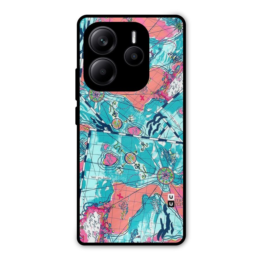 Sea Adventure Metal Back Case for Redmi Note 14 5G