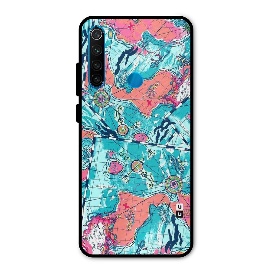 Sea Adventure Metal Back Case for Redmi Note 8