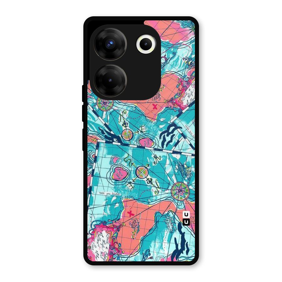 Sea Adventure Metal Back Case for Tecno Camon 20 Pro