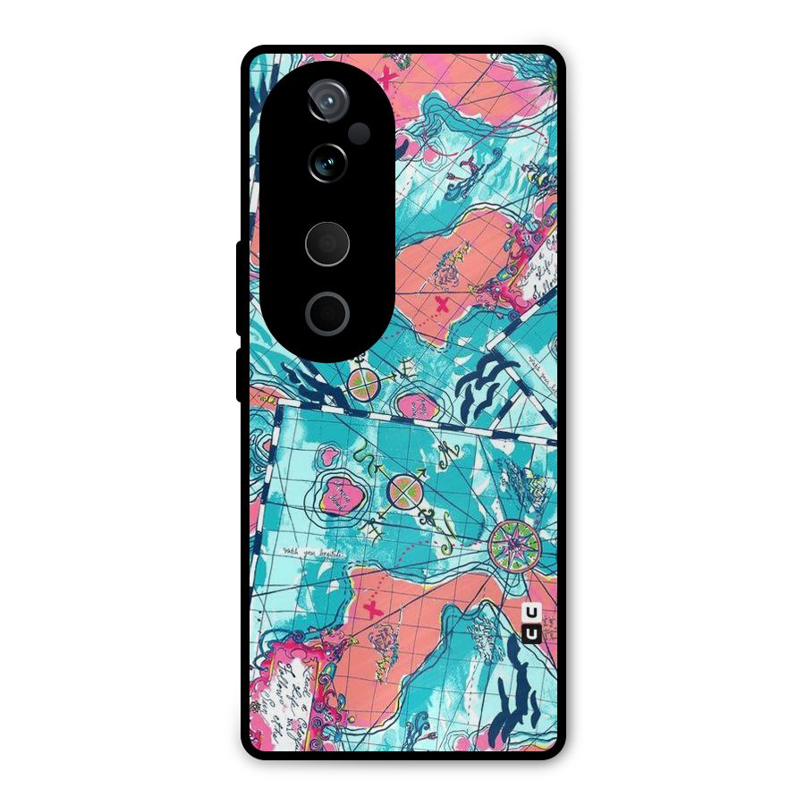 Sea Adventure Metal Back Case for Vivo T3 Ultra